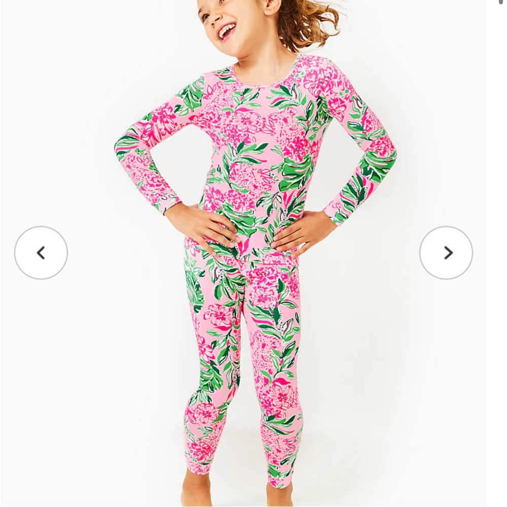 Lilly Pulitzer Girls Mini Sammy Pajama Set
